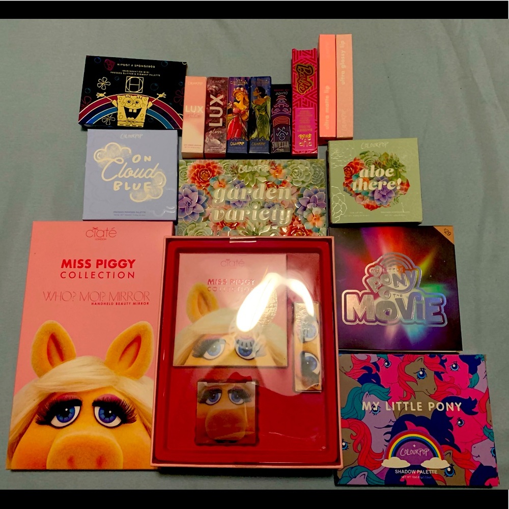 Empty makeup packaging for collectors.